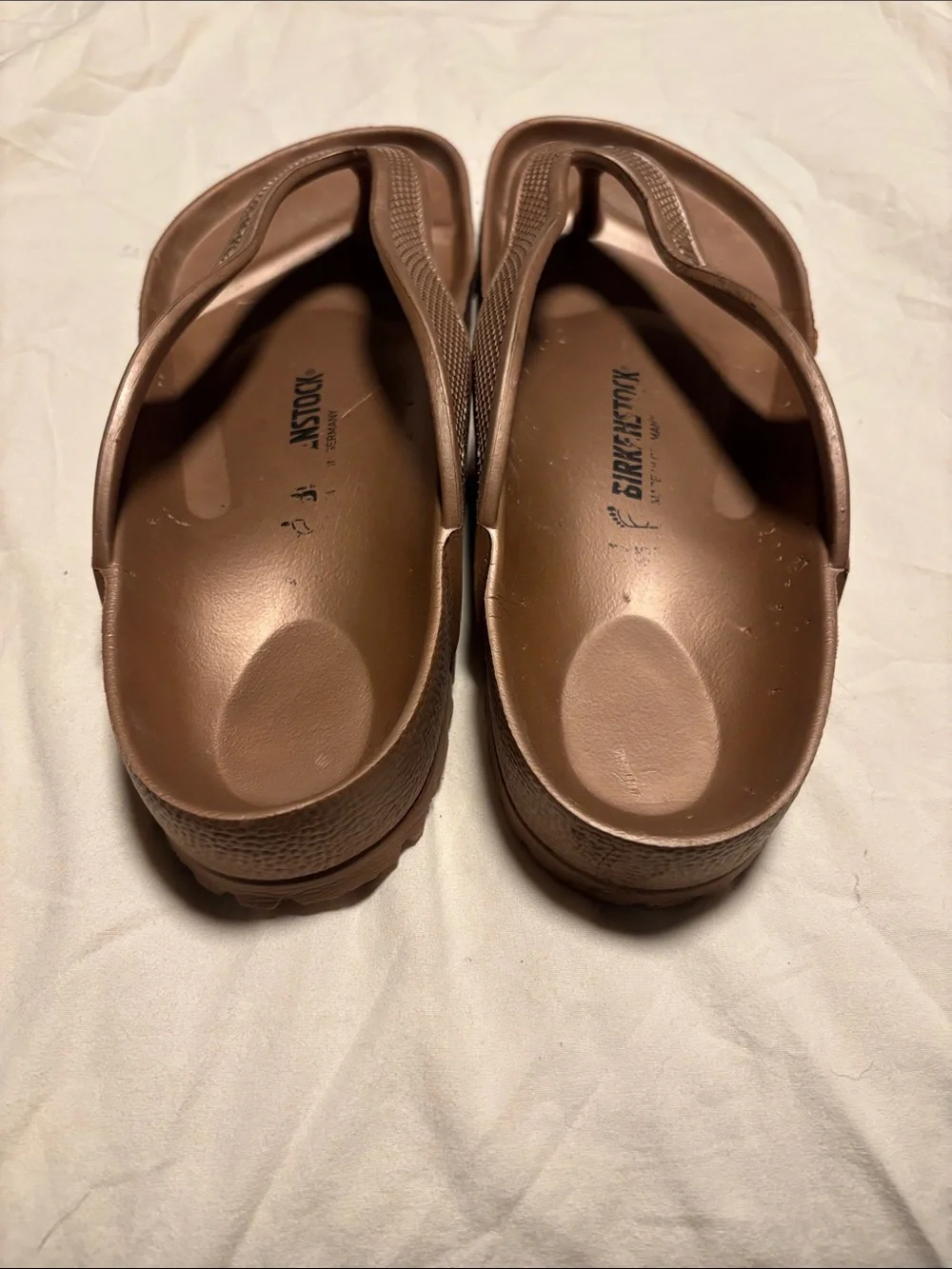 Birkenstock Men's Tan EVA Thong Sandals